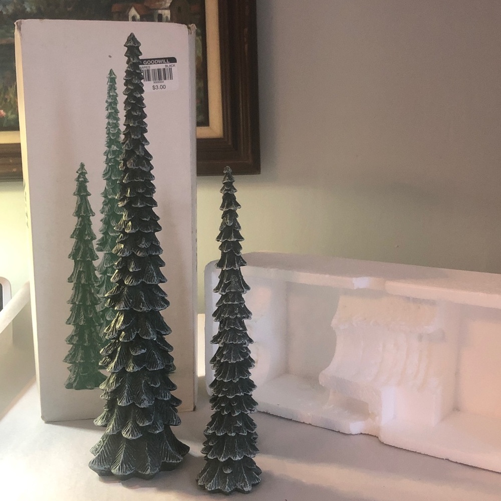 Department 56 Pencil Pines set of 3 #5246-9/Snow Village - Picture 4 of 9